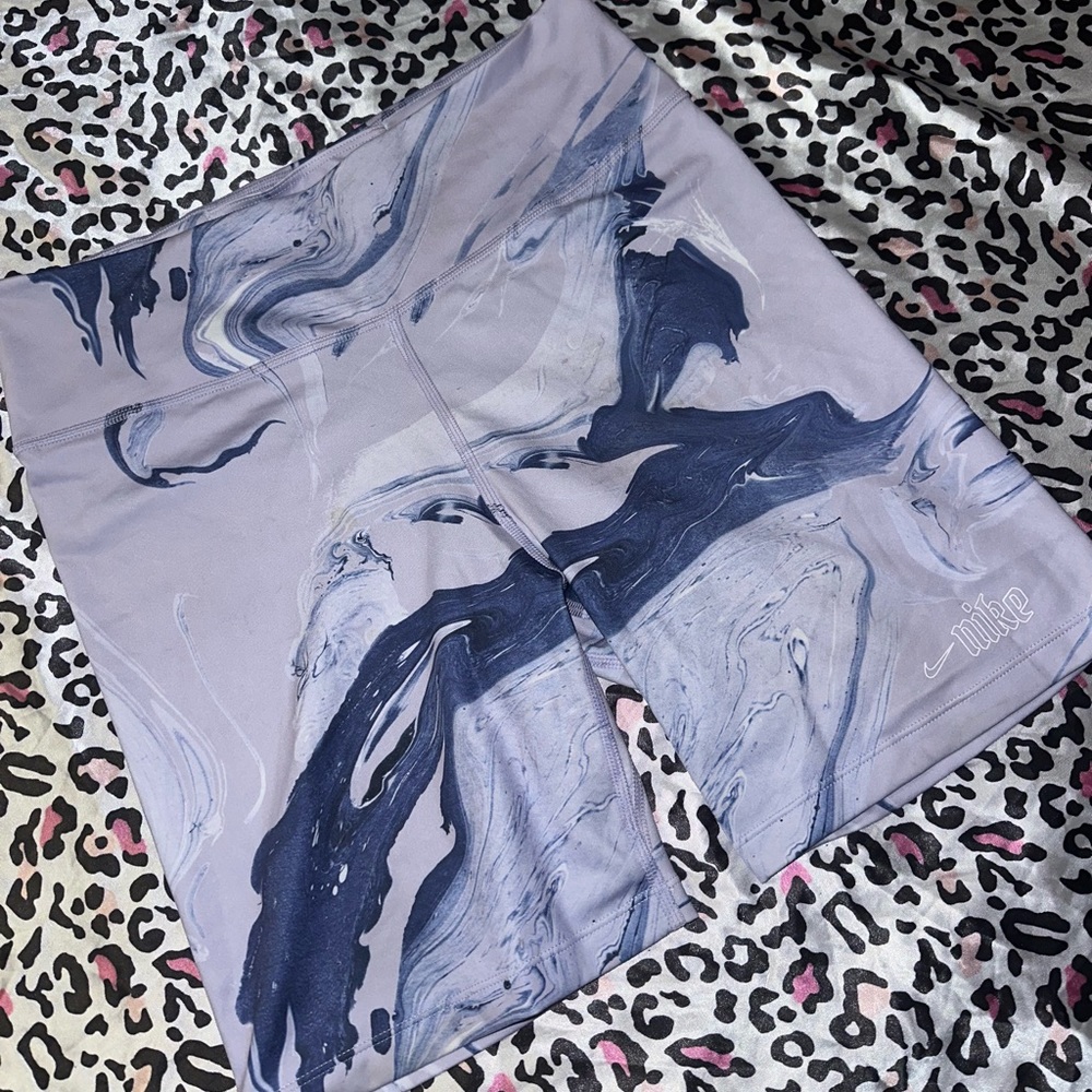 Marble Nike biker shorts